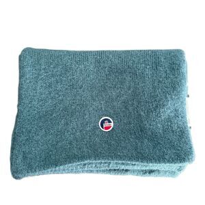 Fusalp Brushed Knitted Scarf In Blue